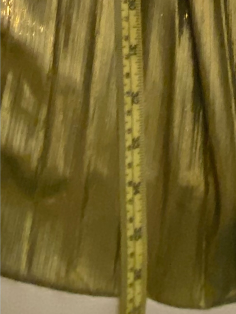 Retrofete Thalia Style Green Metallic Halter Evening Gown - Picture 16 of 16